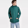 Parka collo alto